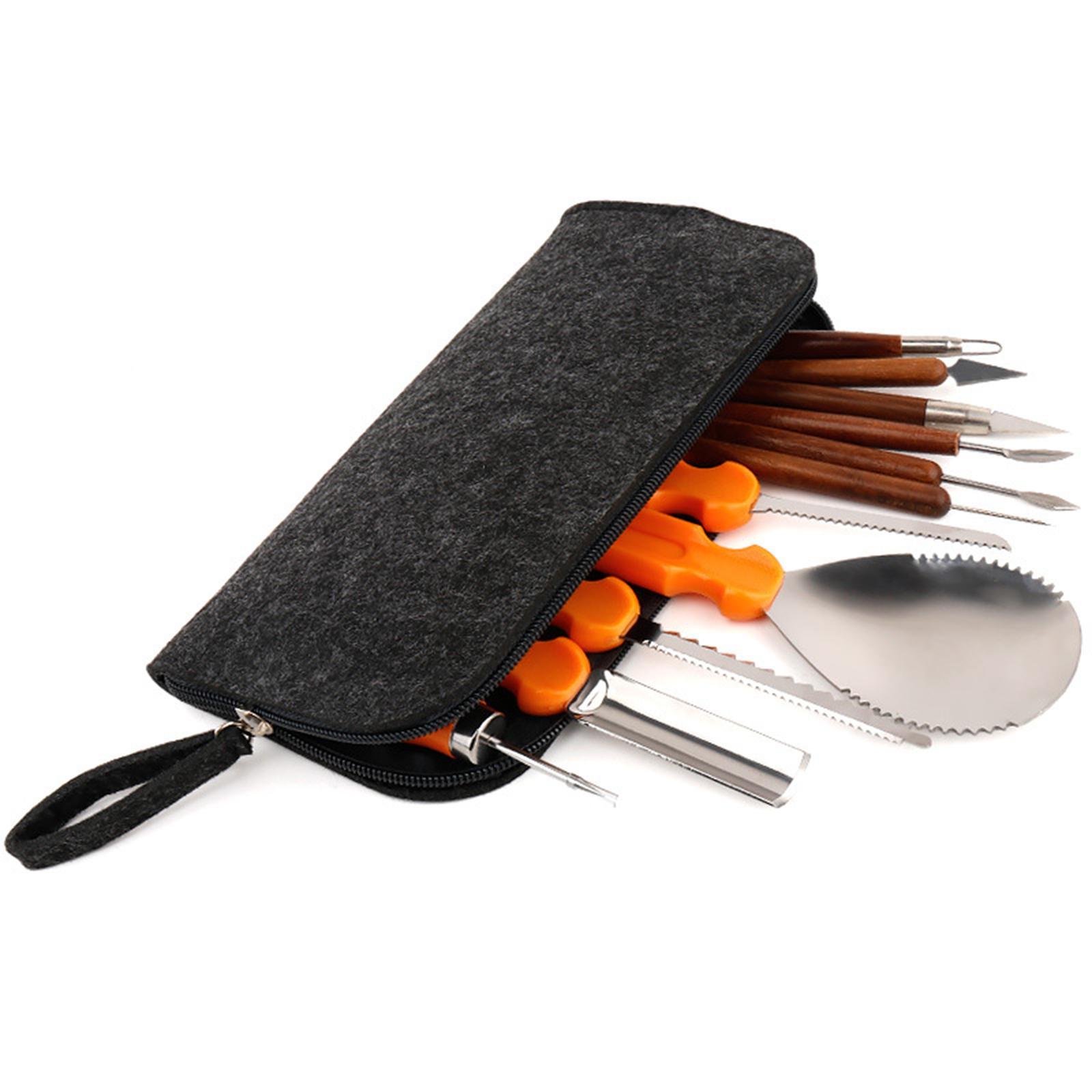 Felt Carving Hand Tool Bag Organizer Storage Pouch Spanner Carpenters Car
