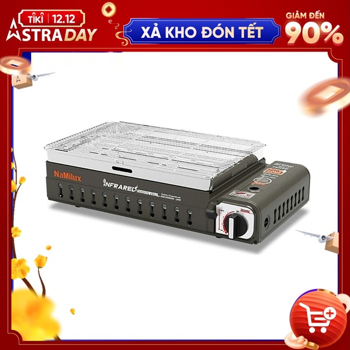 BẾP NƯỚNG + NẤU GAS ĐA NĂNG NAMILUX GM2120PS HỒNG NGOẠI - HÀNG CHÍNH HÃNG