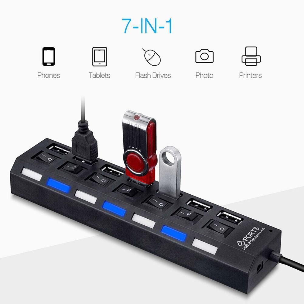 Bộ Hub Chia Nhiều Cổng Usb Tốc Độ Cao Tiện Dụng