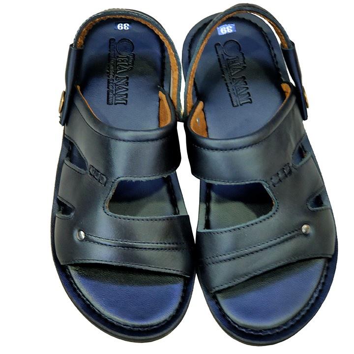 Giày Sandal Nam Da Bò Thật TiTi ĐÔ Cao Cấp DNA2166d