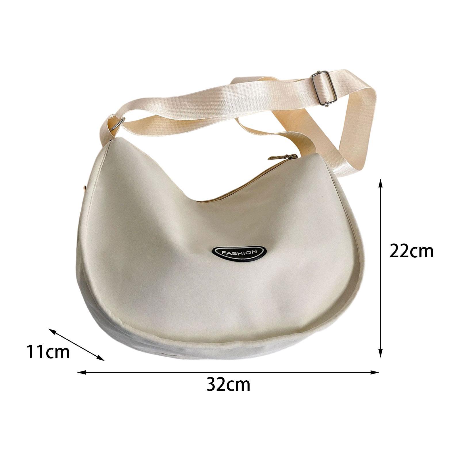 Large Capacity Crossbody Bag Shoulder Bag Casual Handbag Zipper Men Women Canvas Bag Pouch for Trekking Fishing Hiking Outdoor Sports Travel