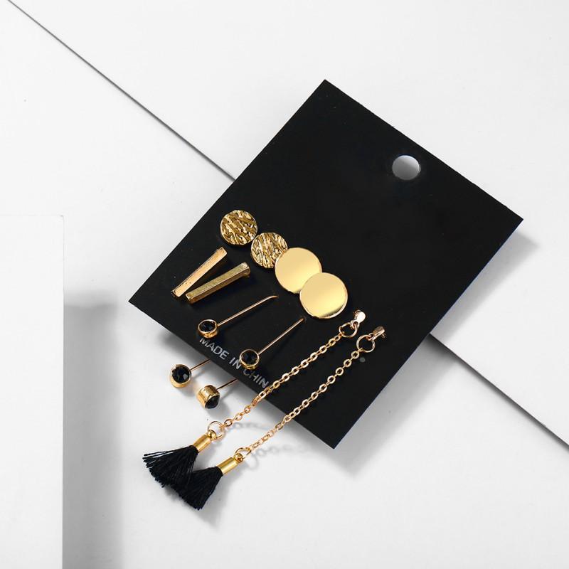 5 đôi bông tai tua rua dài