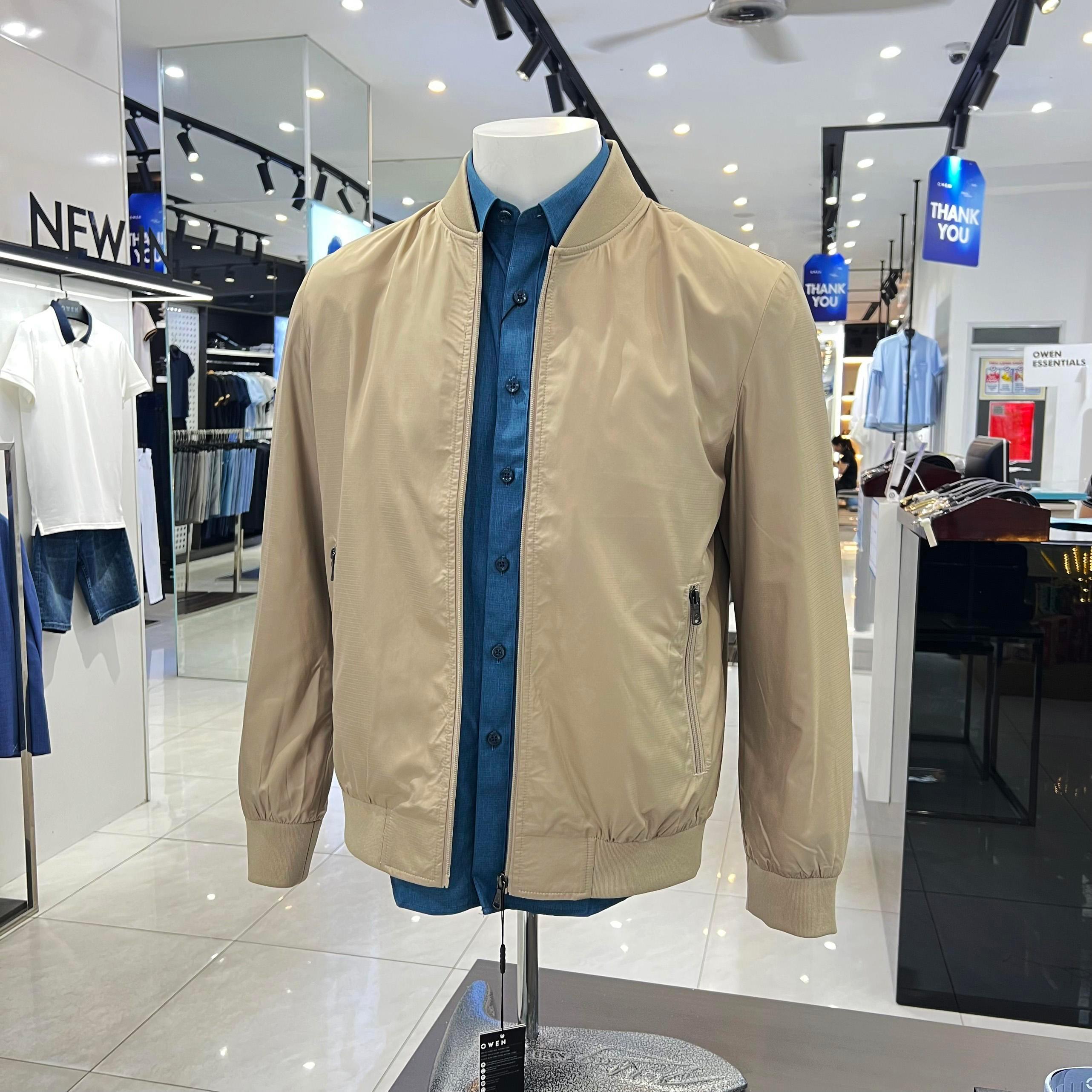 Áo khoác nam, áo Jacket OWEN cao cấp giữ ấm tốt JK231611