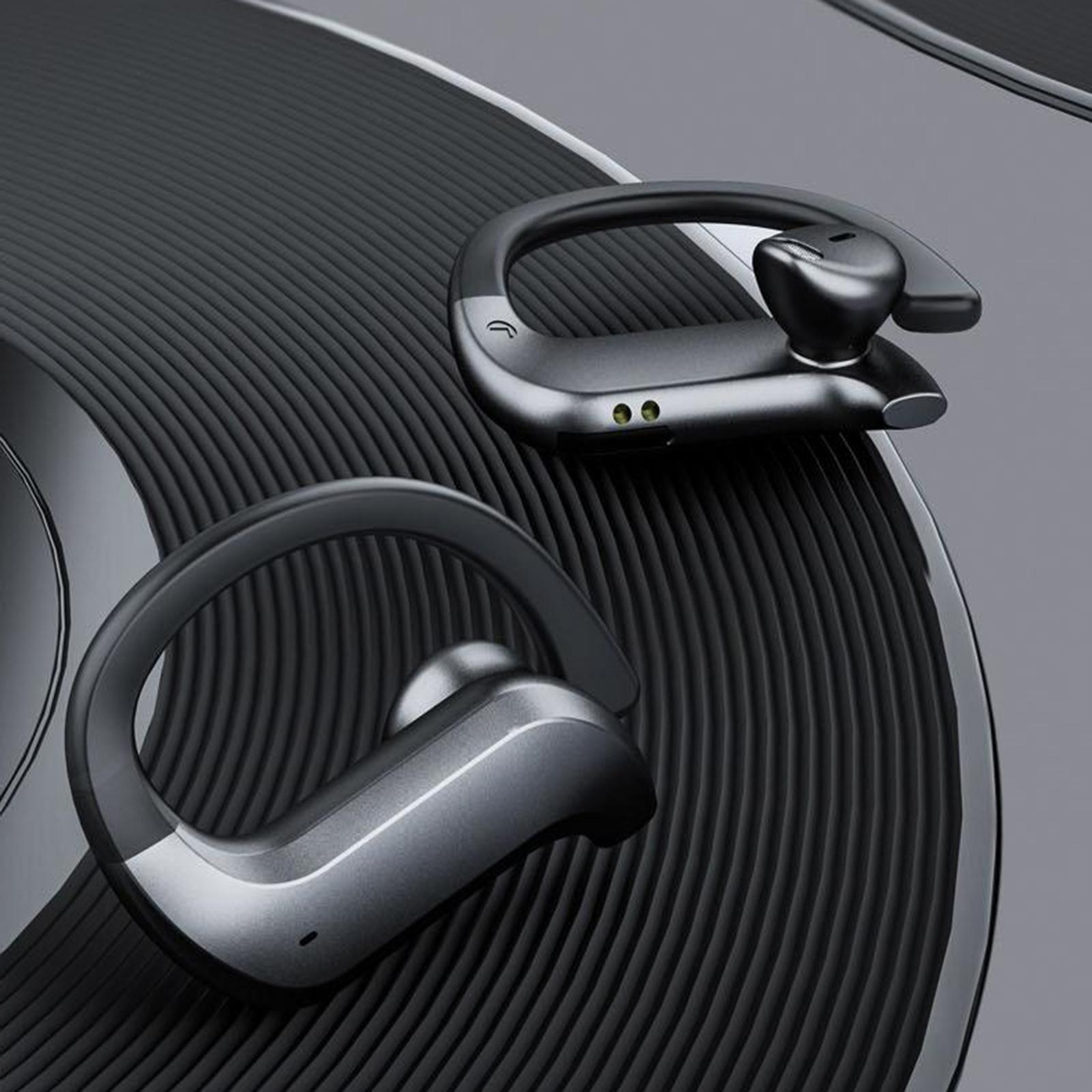 MD03 IPX5  earplugs  5.0 Earphones Ear Hook Headset w/Mic