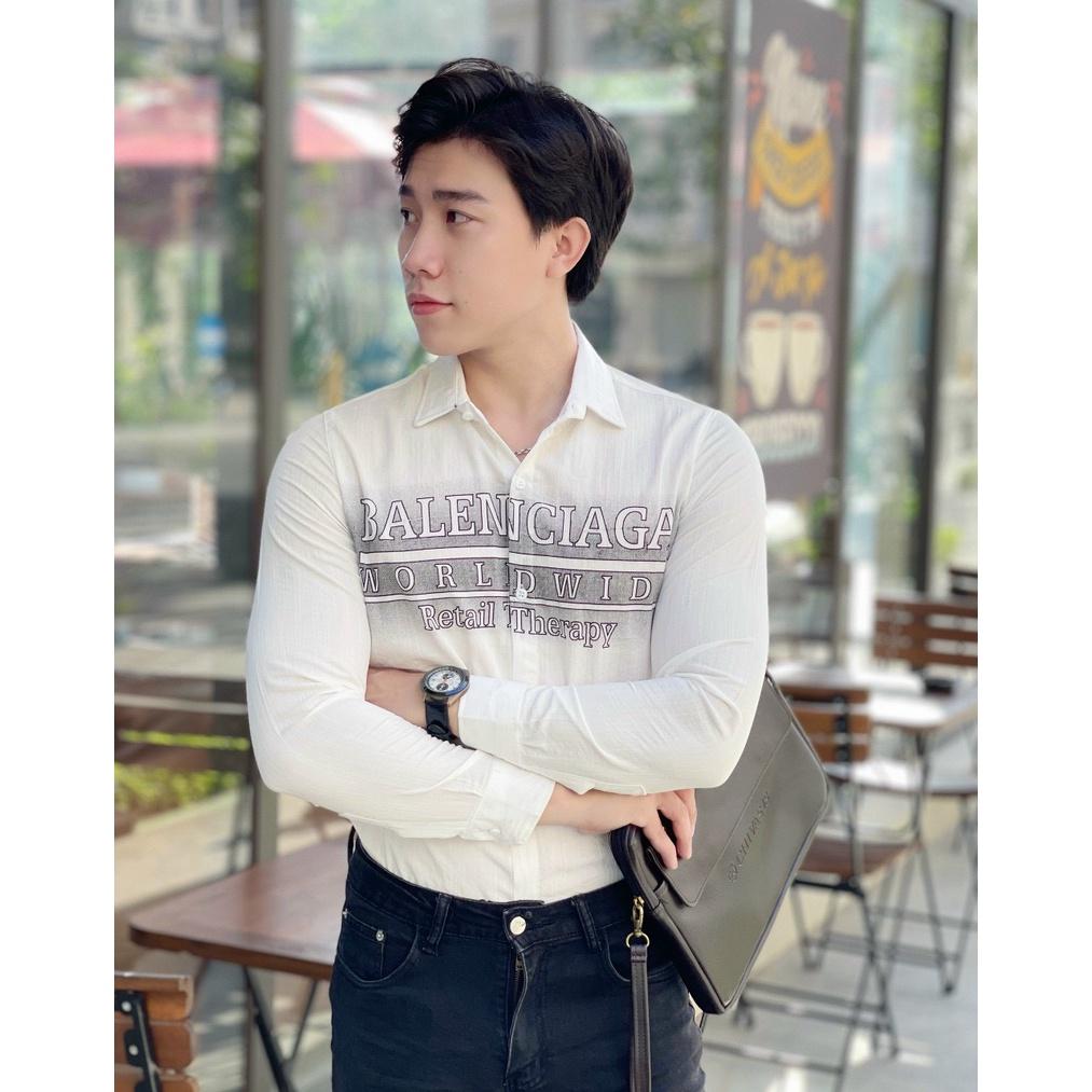 Áo sơ mi chất đũi mềm mịn thời trang nam - HKSM16
