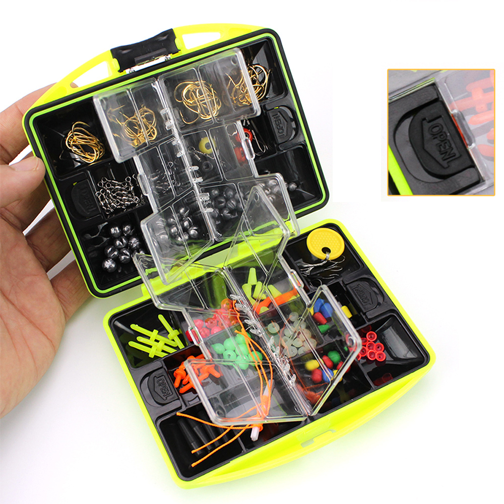 Bộ Dụng Cụ Câu Cá Gồm Mồi, Móc Câu, Phao Và Con Chì