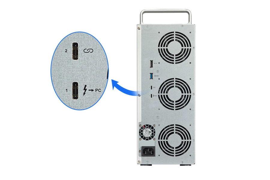 Thiết bị lưu trữ DAS TerraMaster D8-332 8-bay hàng chính hãng