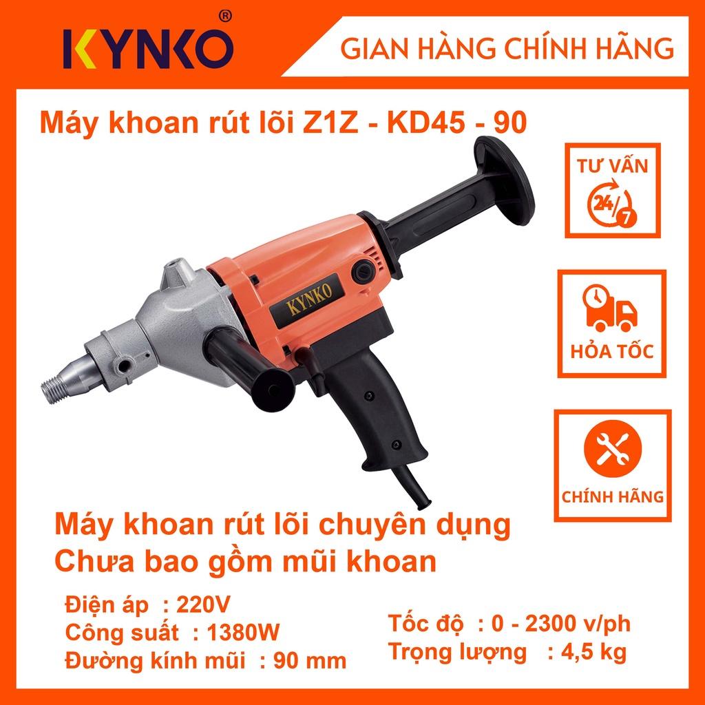 Máy khoan rút lõi cầm tay chính hãng Kynko Z1Z-KD45-90 #6451 siêu khỏe