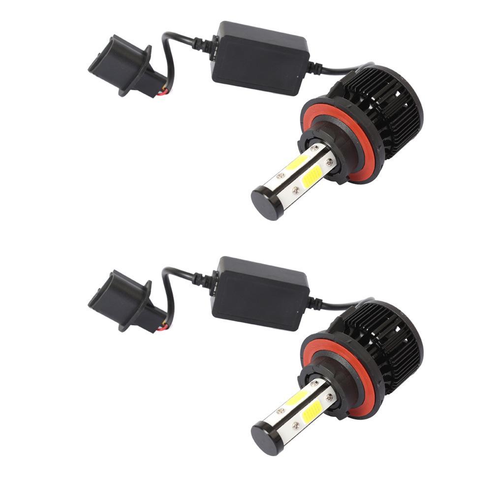 High Quality 2Pcs Car LED COB Headlight Fog Work Light Lamp DRL