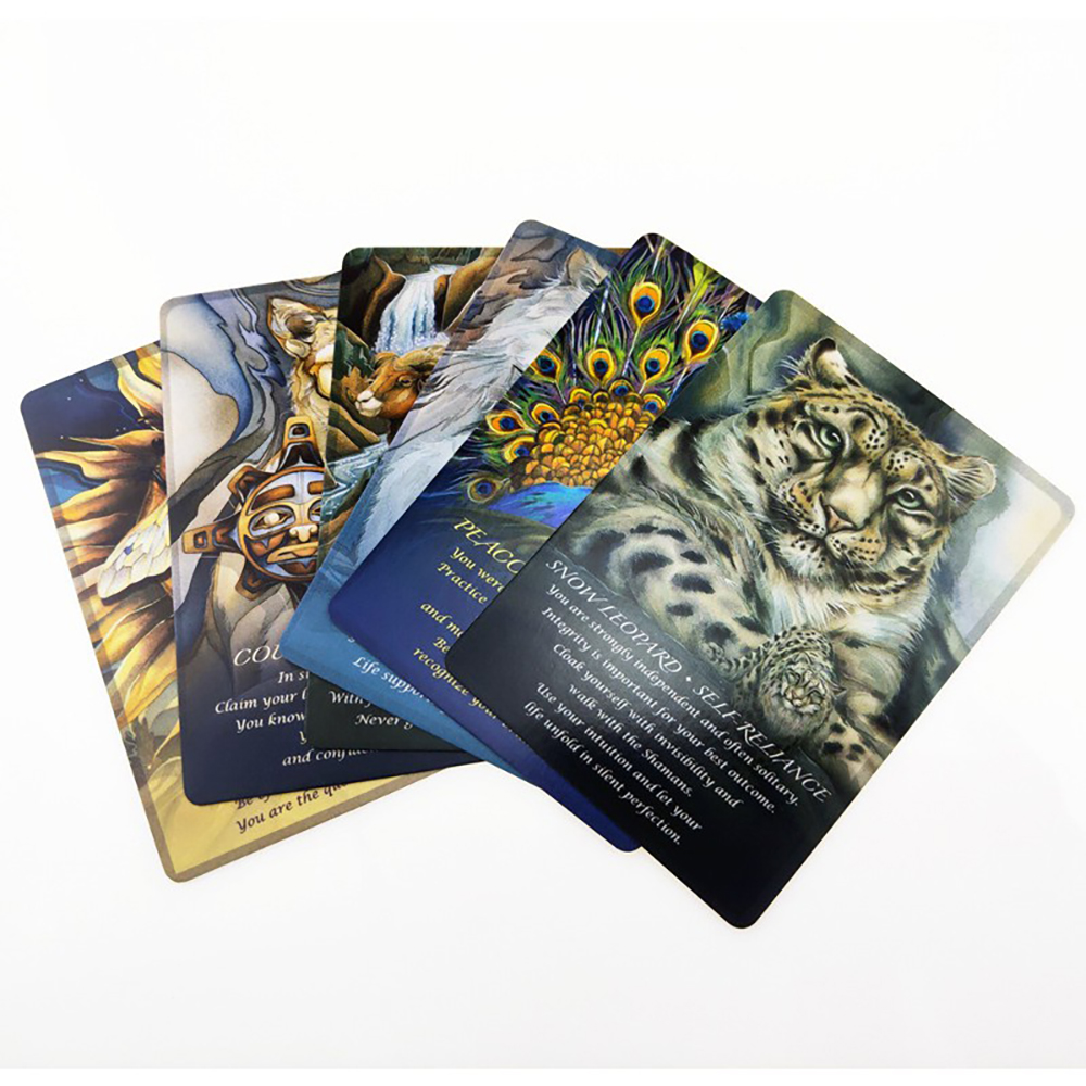 Bộ Bài Spirit Of The Animals Oracle 52 Lá Bài Tặng Đá Thanh Tẩy