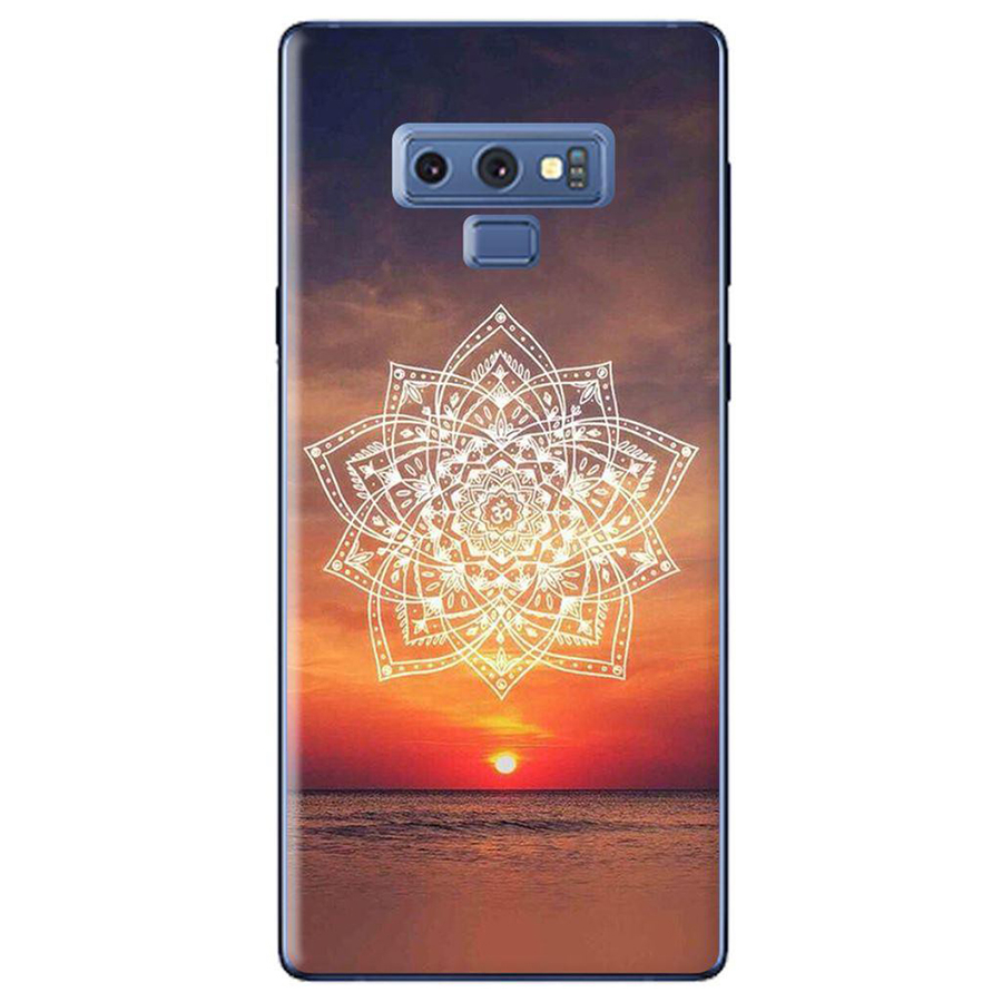 Ốp Lưng Dành Cho Samsung Galaxy Note 9 - Mandala Nền Hoàng Hôn