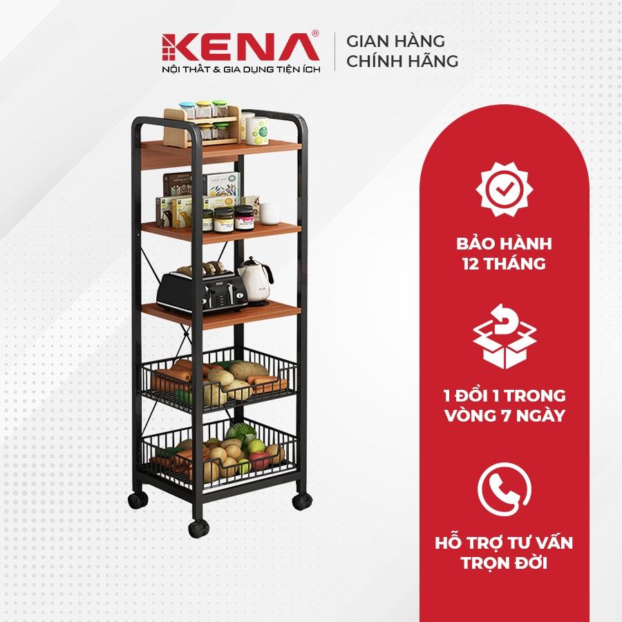 Kệ bếp lưu trữ vật dụng đa năng KENA kn150-1 lắp ghép thông minh tiện lợi