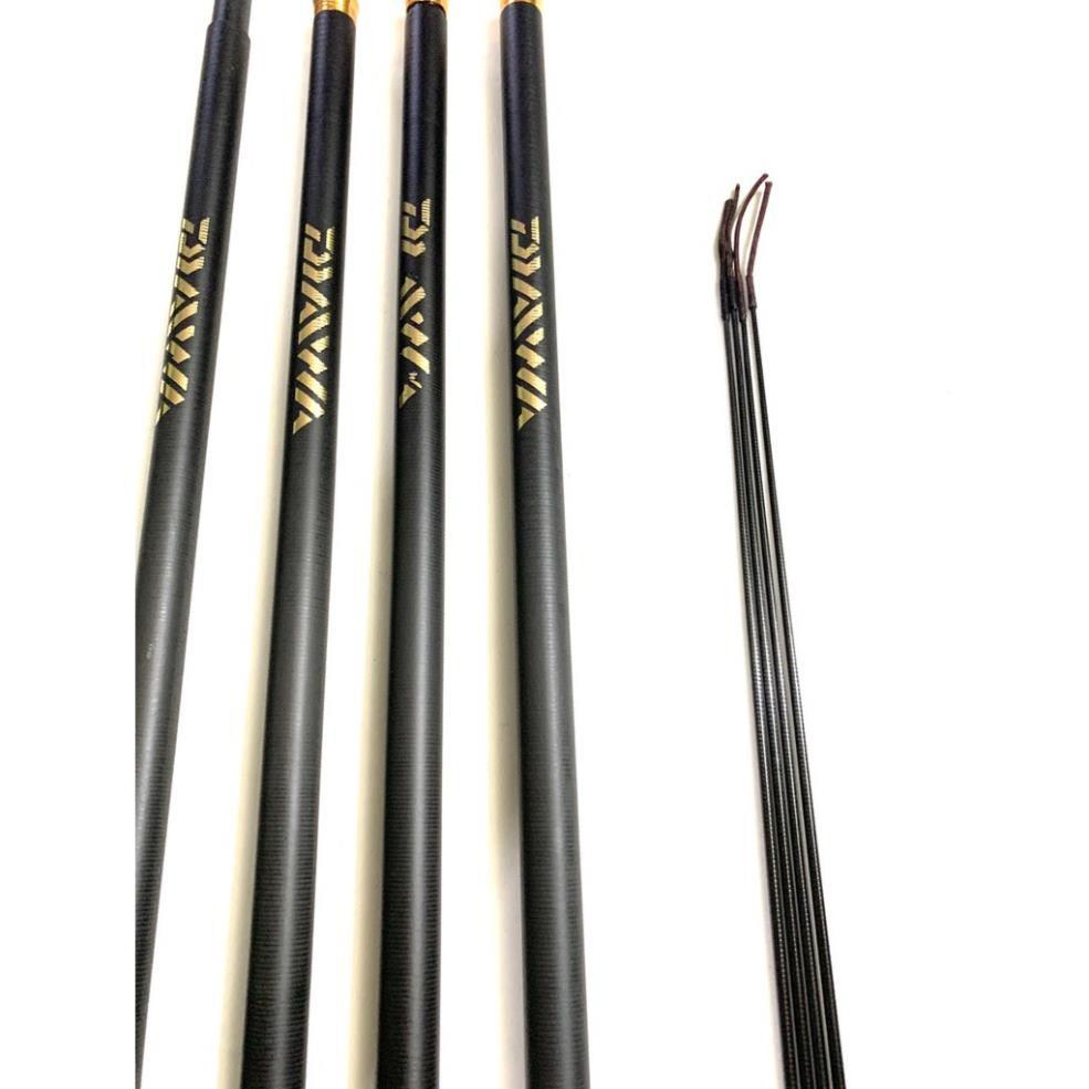 Cần Câu đơn Cần Câu Tay DAIWA 5H Đủ Size CACBON XOẮN TOÀN THÂN
