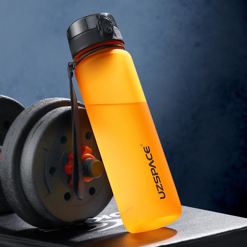 Nóng Bình Nước Thể Thao 500ML 1000ML Protein Shaker Ngoài Trời Du Lịch Di Động Chống Rò Rỉ Drinkware Nhựa Của Tôi Uống Bình BPA miễn Phí