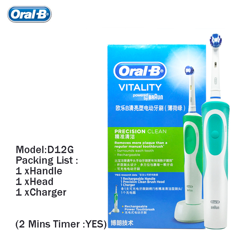 Bàn Chải Đánh Răng Điện Oral B Vitality - Green