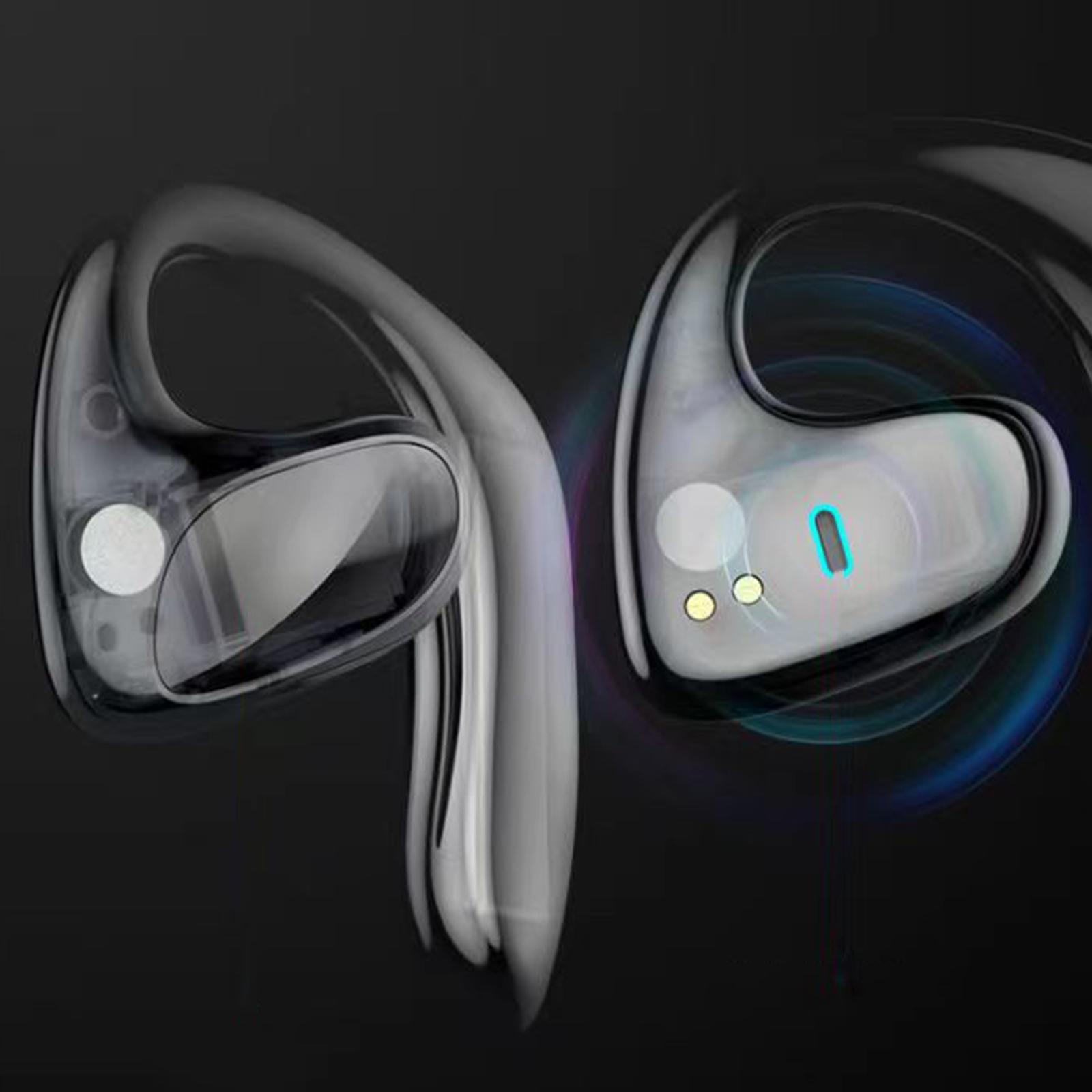 Air Conduction Bluetooth Headphones with Charging Case Headset for Running