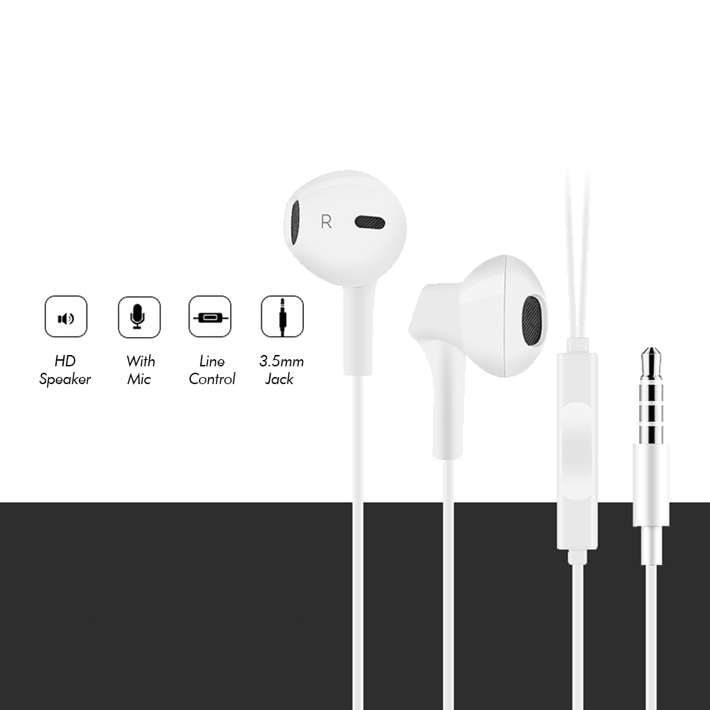 Tai Nghe Aw100 Có Dây Giắc Cắm 3.5mm Có Mic Điều Khiển Âm Lượng Cho Điện Thoại Thông Minh MP3