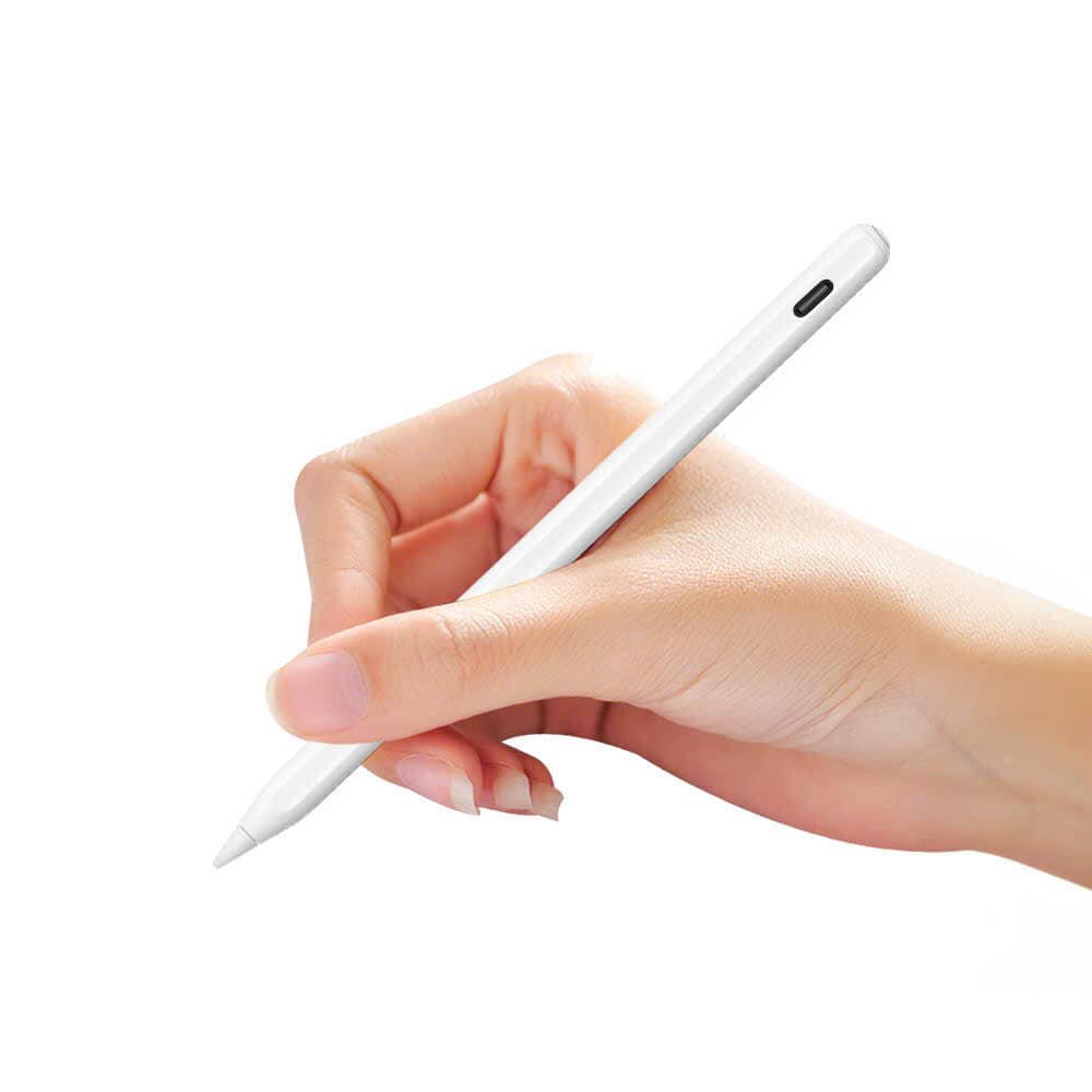 Bút cảm ứng Wiwu W A03 cho iPad (từ 2018 trở đi) sạc nam châm, chống tỳ tay - hàng chính hãng