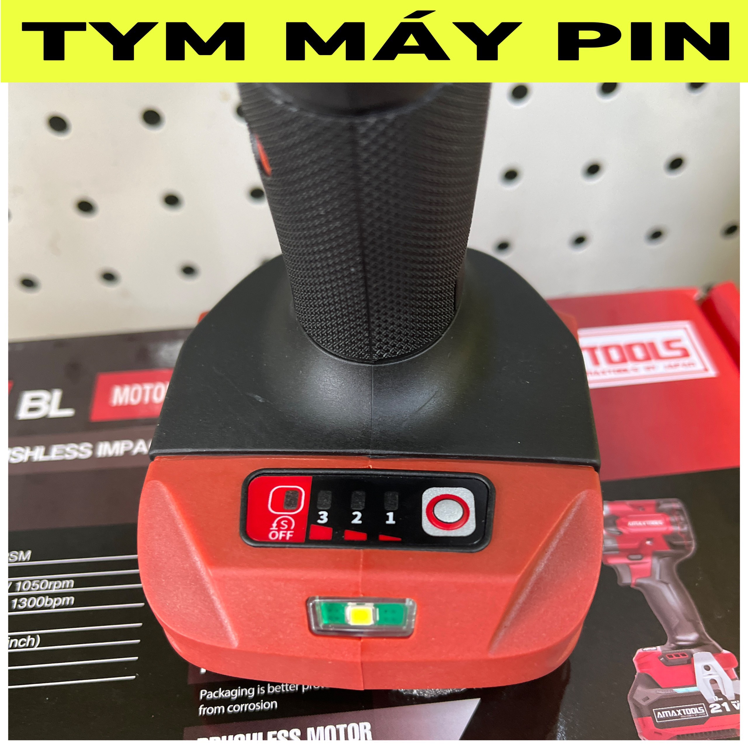 Thân Máy siết bulong pin 21V Amaxtools ABL85012SM 850N.m –chưa pin sạc