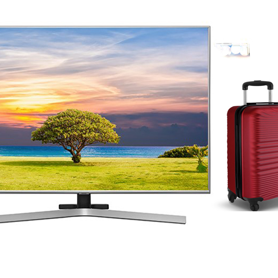 Smart Tivi Samsung 55 inch 4K UHD UA55RU7400KXXV - Tặng vali thời trang - Hàng chính hãng