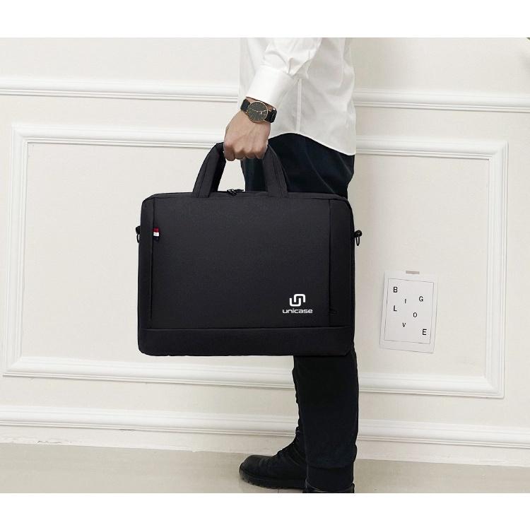 Túi xách laptop chống sốc công sở Unicase vải Oxford chống nước 15.6 inch - có quai đeo
