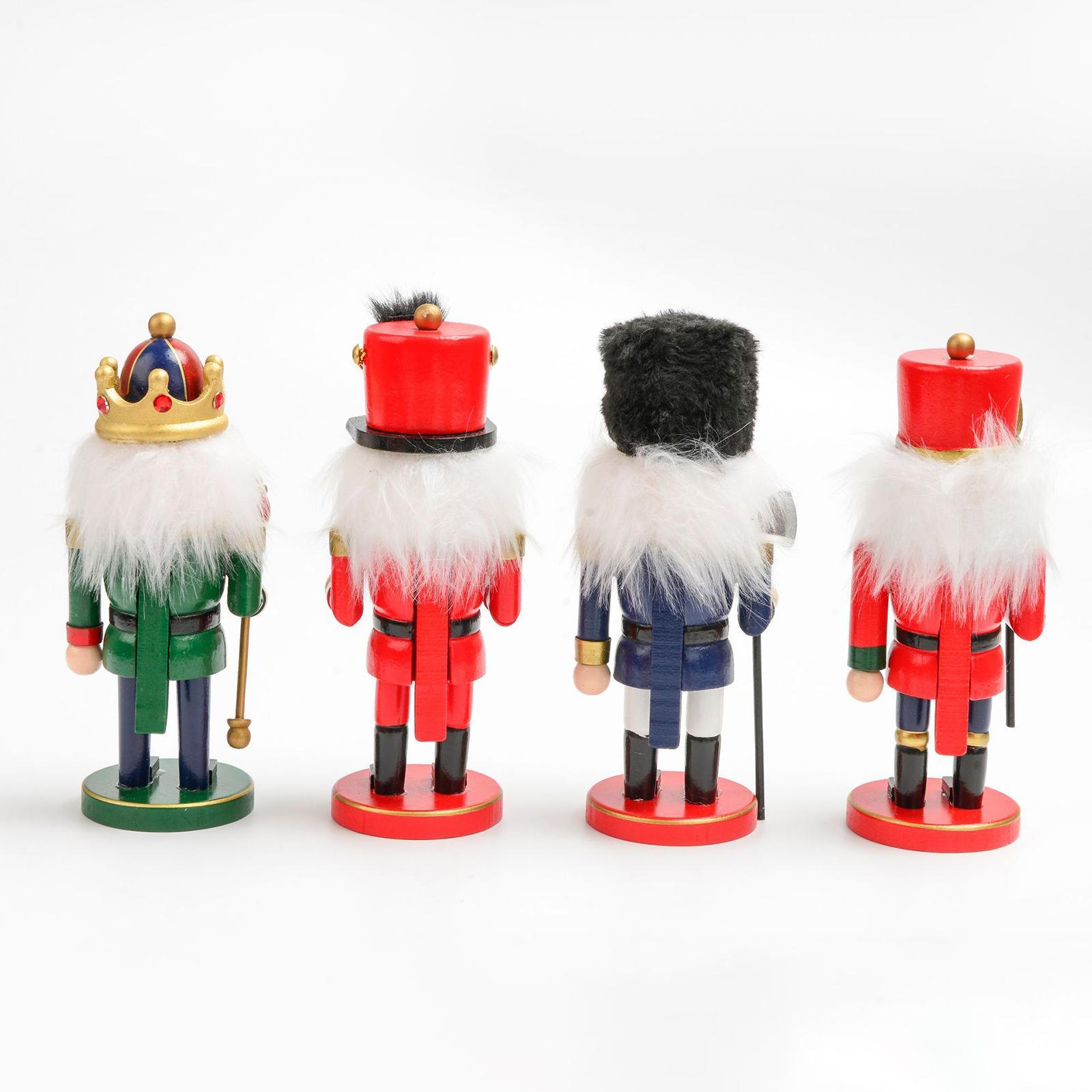 Nutcracker Figurine for Party Festive Bookcase Desktop Decorative