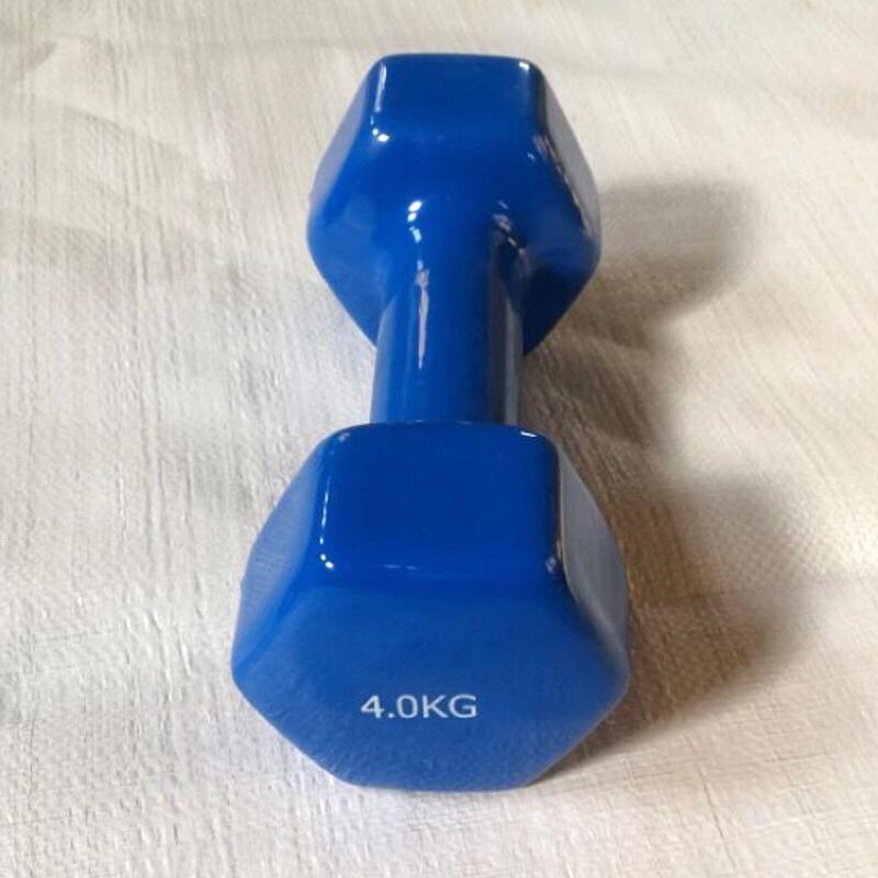 Tạ Tay 4KG - 5KG tạ lõi gang đặc bọc cao su không bở vỡ tập gym yoga thể dục nam nữ chống trơn trượt