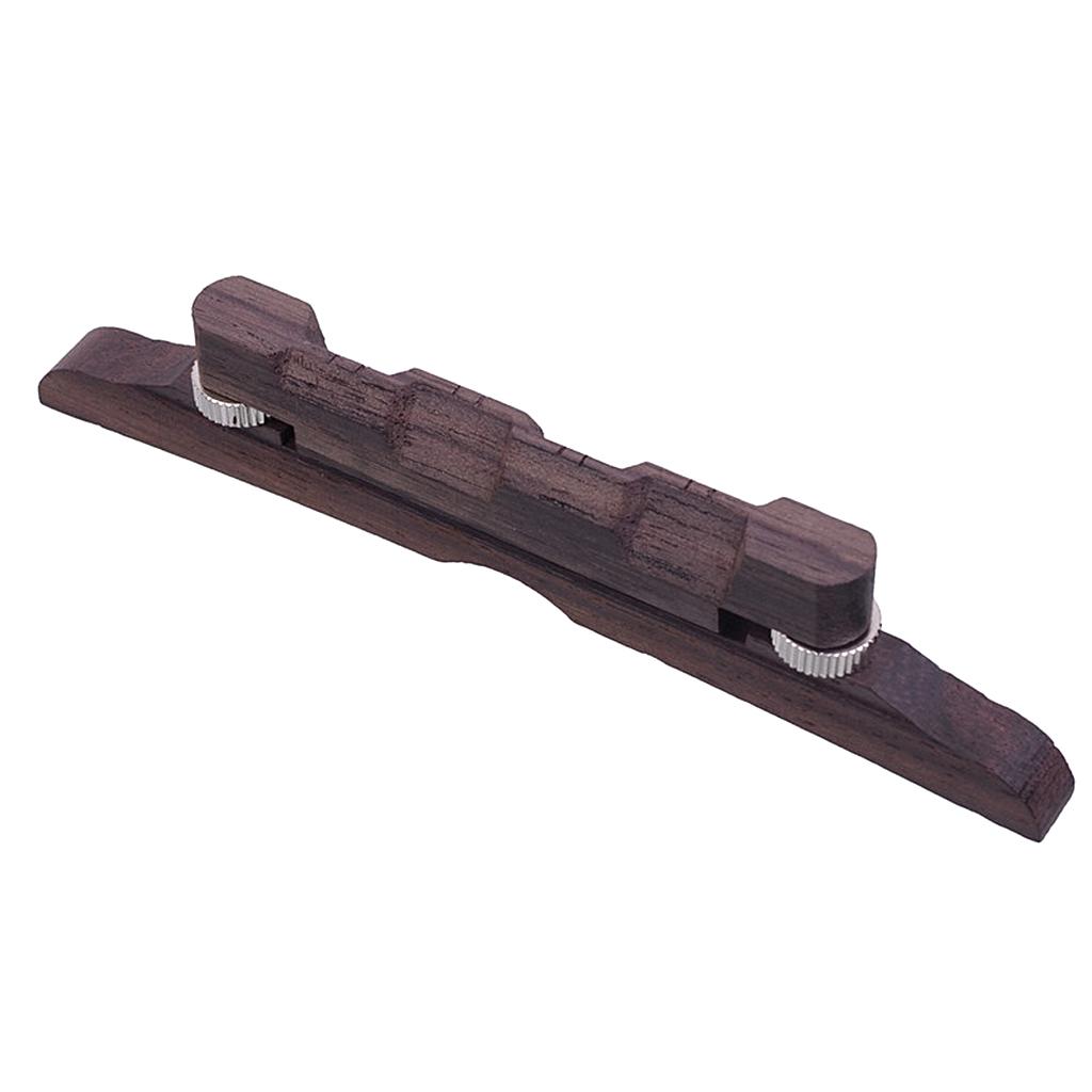 Rosewood Adjustable Mandolin Bridge for Mandolin Banjo Parts Accessories