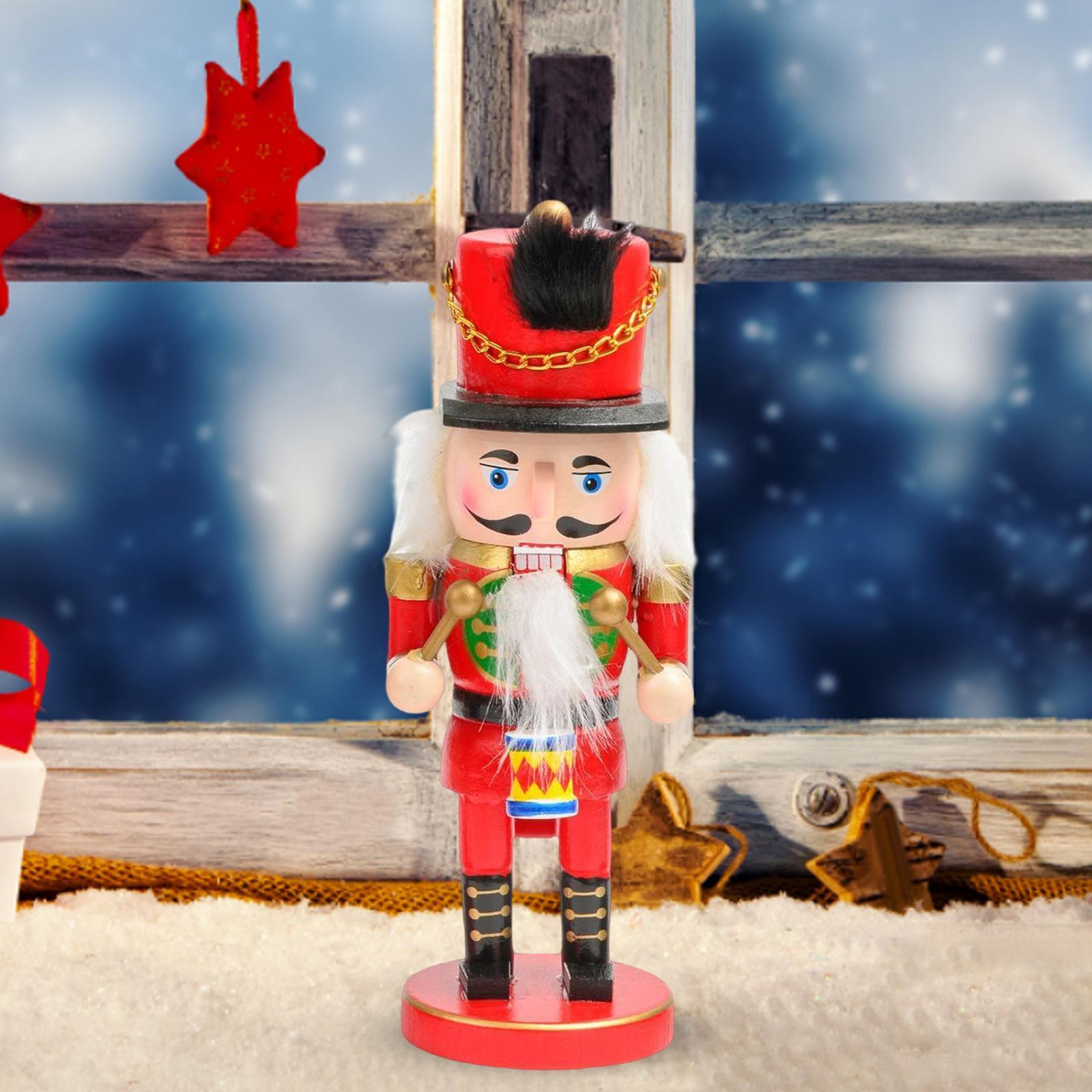 Nutcracker Figurine for Party Festive Bookcase Desktop Decorative