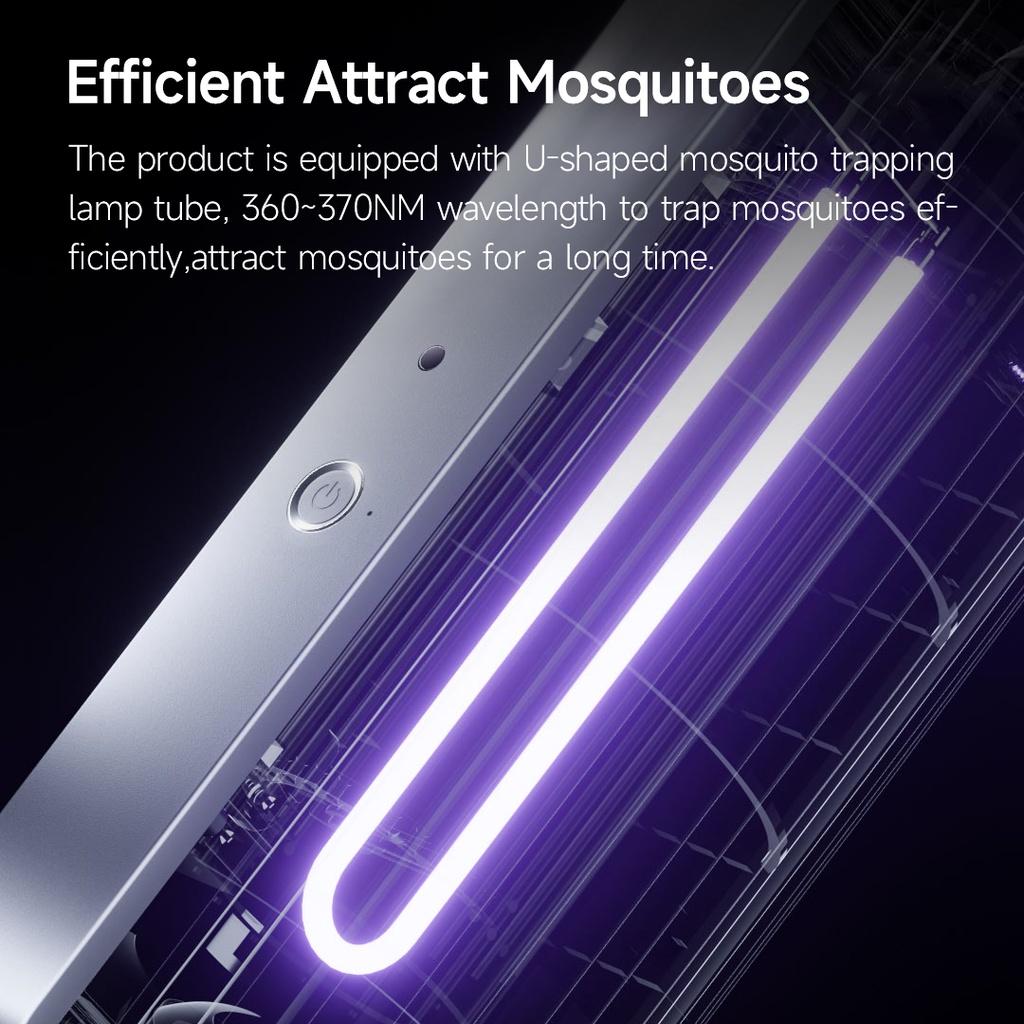 Đèn diệt ruồi muỗi XIAOMI YOUPIN Qualitell hoạt động điện dạng lưới 2000V nhanh chóng tiện lợi Hàng nhập khẩu