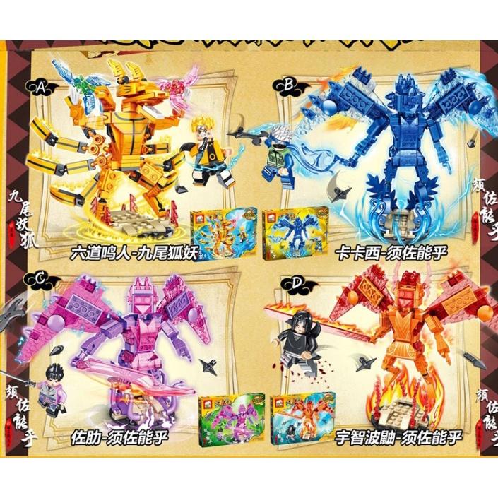 lego naruto các susanoo và cửu vỹ siêu đẹp