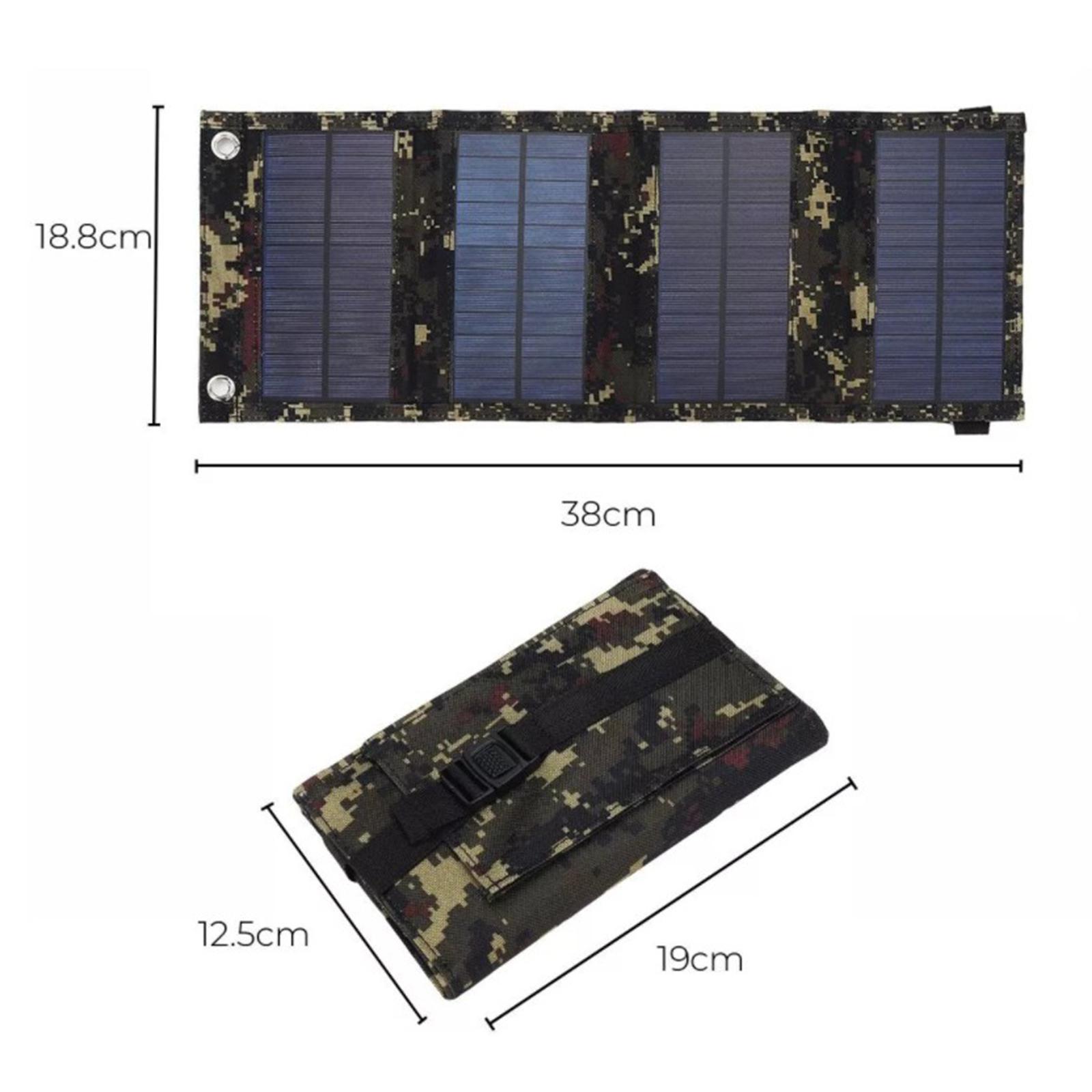 20W  USB 5V Waterproof Phone Charger for Smartphones Camping