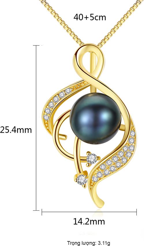 Dây Chuyền Ngọc Trai Cao Cấp DB2337 Cỡ Hạt 7x7 Bảo Ngọc Jewelry