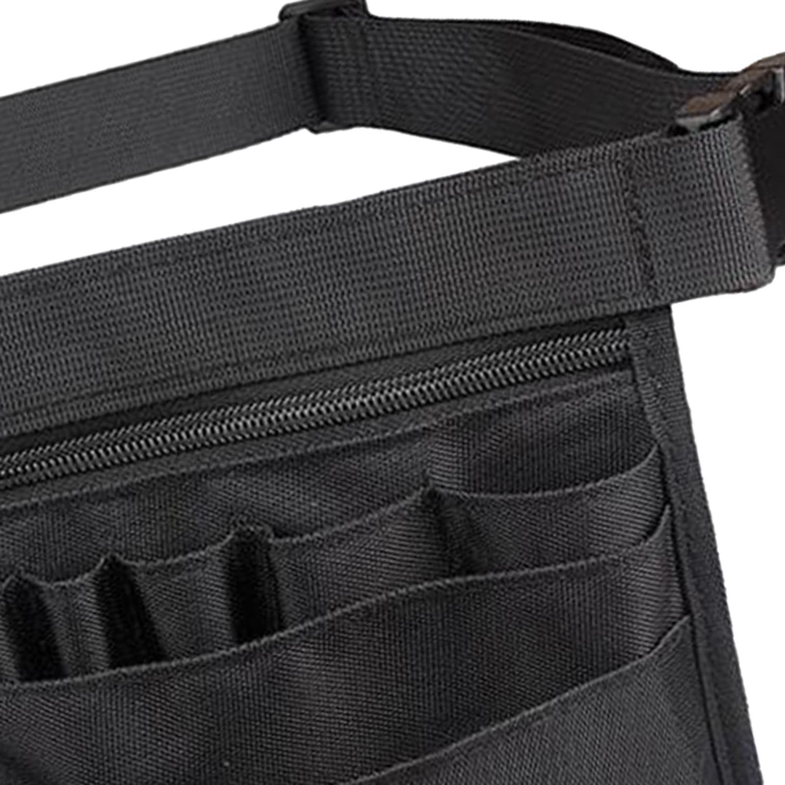 Nylon Nurse Organizer Belt Waist Bag Fanny Pack Case for Scissors Care Black
