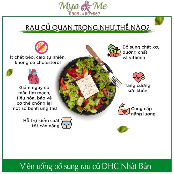 Viên uống DHC Rau củ quả Perfect Vegetable Premium túi 15/30/90 ngày