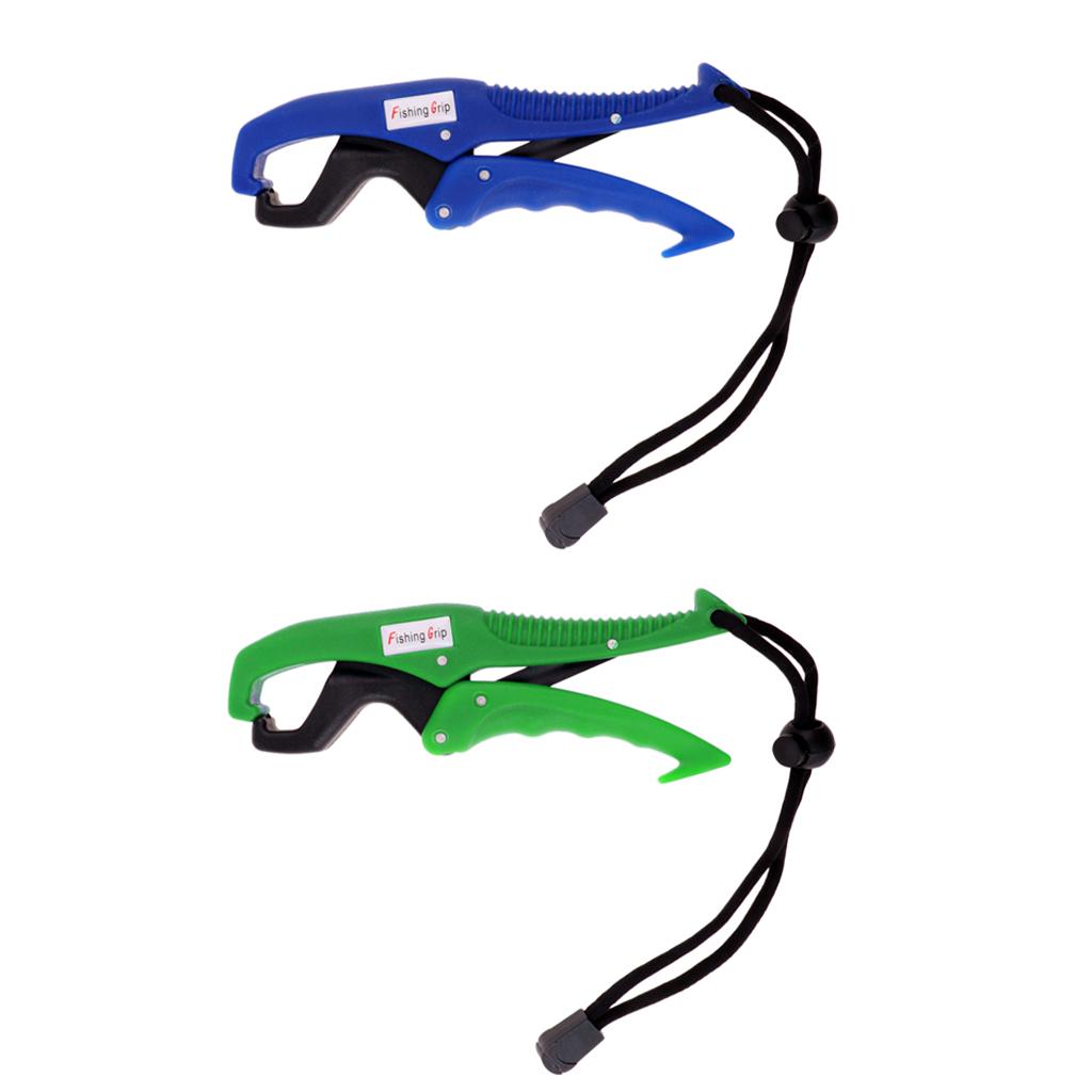 Floating Fishing Grip Pliers Grippers Lightweight ABS Fish Lip Grip Blue