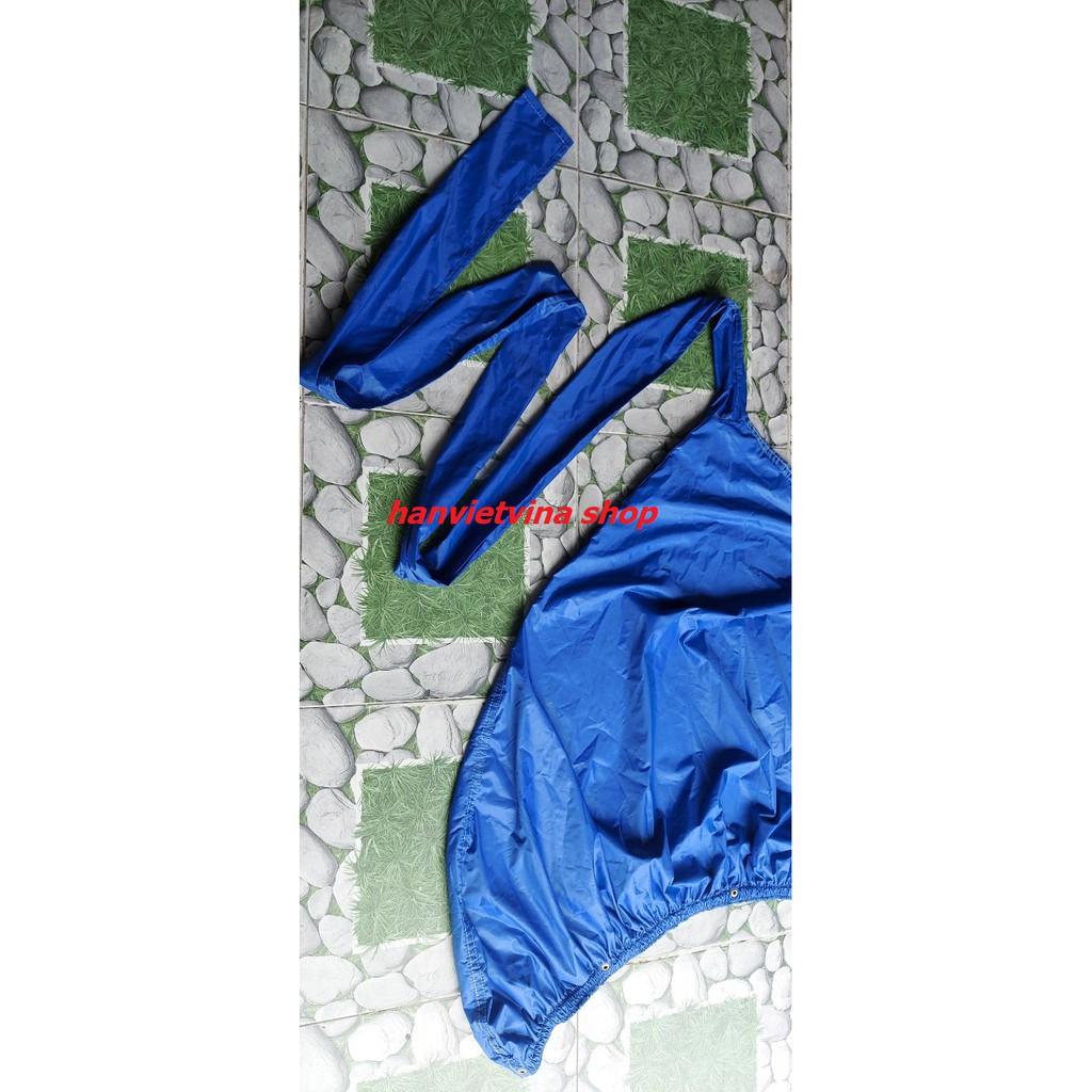 Áo bảo dưỡng máy lạnh- giá tận gốc - Xanh Bích không dây - vải dù chống thấm
