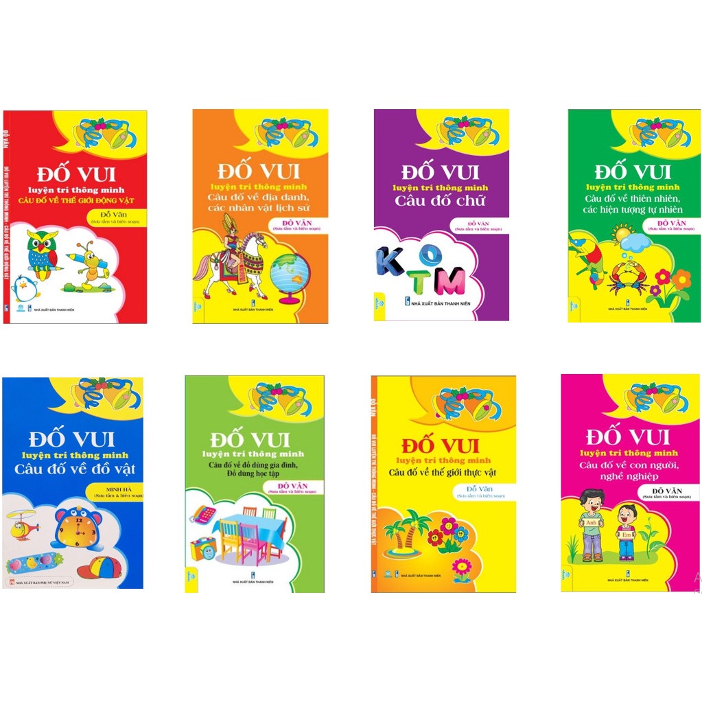 Sách - Combo 8 Cuốn Đố Vui Luyện Trí Thông Minh Nd