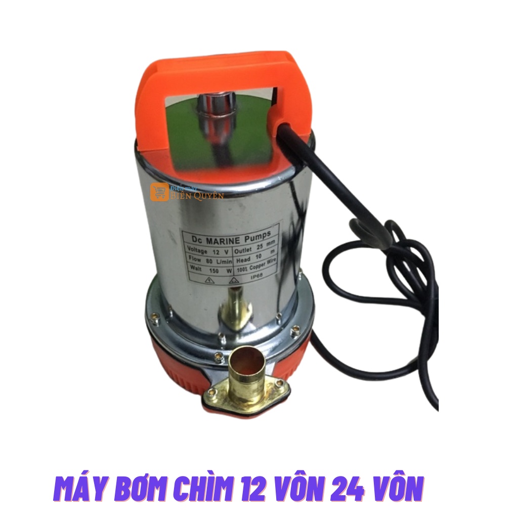 Máy bơm thả chìm 12 vôn inox cho nhiều mục đích-ra 27