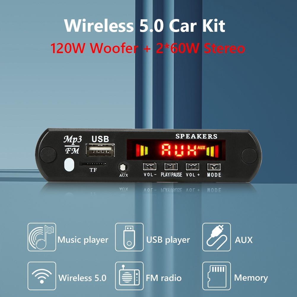 Bảng Mạch Giải Mã Âm Thanh 2x60w Bluetooth 5.0 2x60w Kèm Điều Khiển Từ Xa