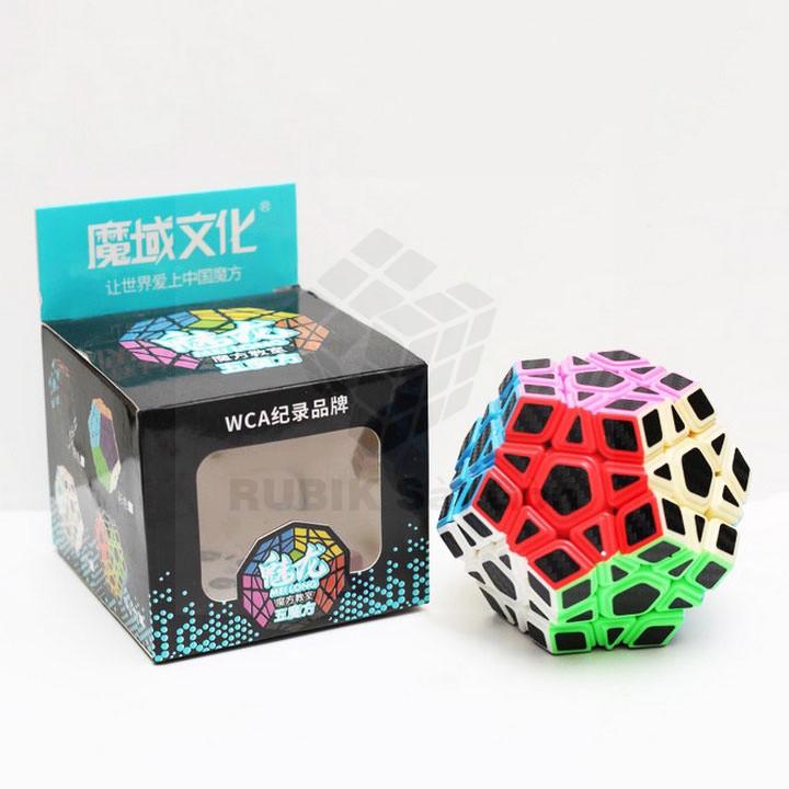 Khối Rubik Carbon Biến Thể 12 Mặt Megaminx - Rubic Ma Thuật Các Bon Biến Dạng - Ru Bíc Cacbon MoYu Meilong