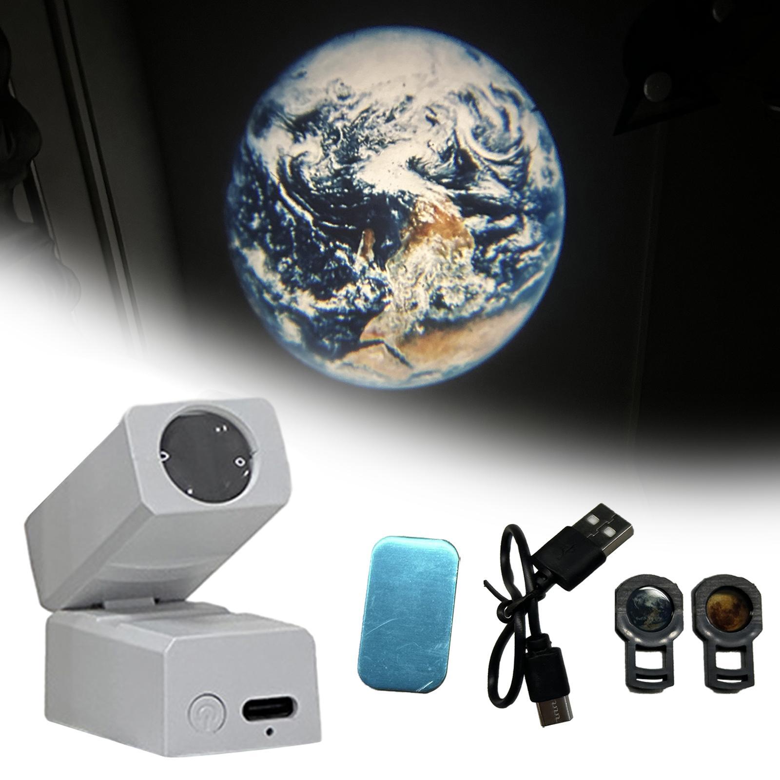 Earth Moon Projection Lamp Bedside Lamps