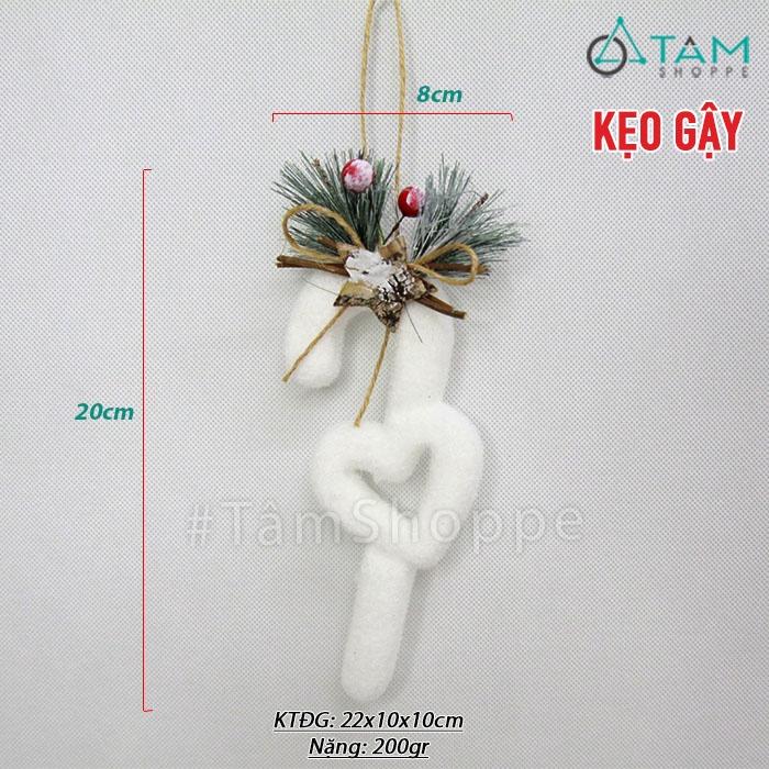 Phụ kiện treo cây thông xốp trắng X-PKTCT-66