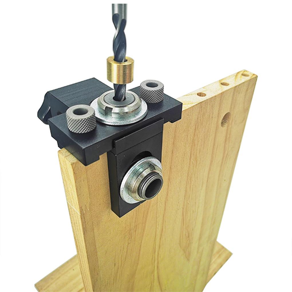 Woodwork Drill Guide Multifunctional Drilling Tool Simple High Efficient Jig Tool Carpentry Accessory for