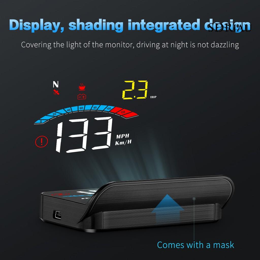 Công Tắc Đa Năng Hiển Thị Hud Qcdz 3.5 Inch Cho Xe Hơi