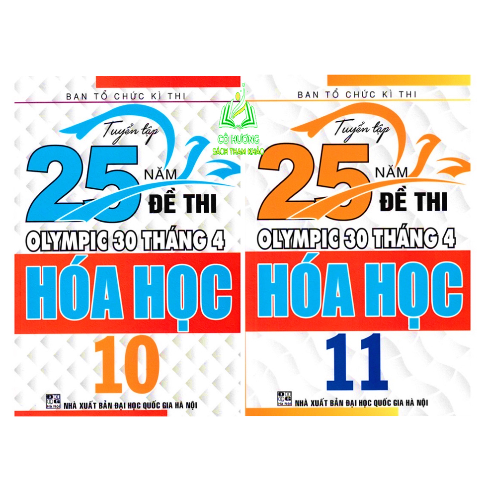 Sách - combo tuyển tập 25 năm đề thi olympic 30 tháng 4 hóa học 10 + 11