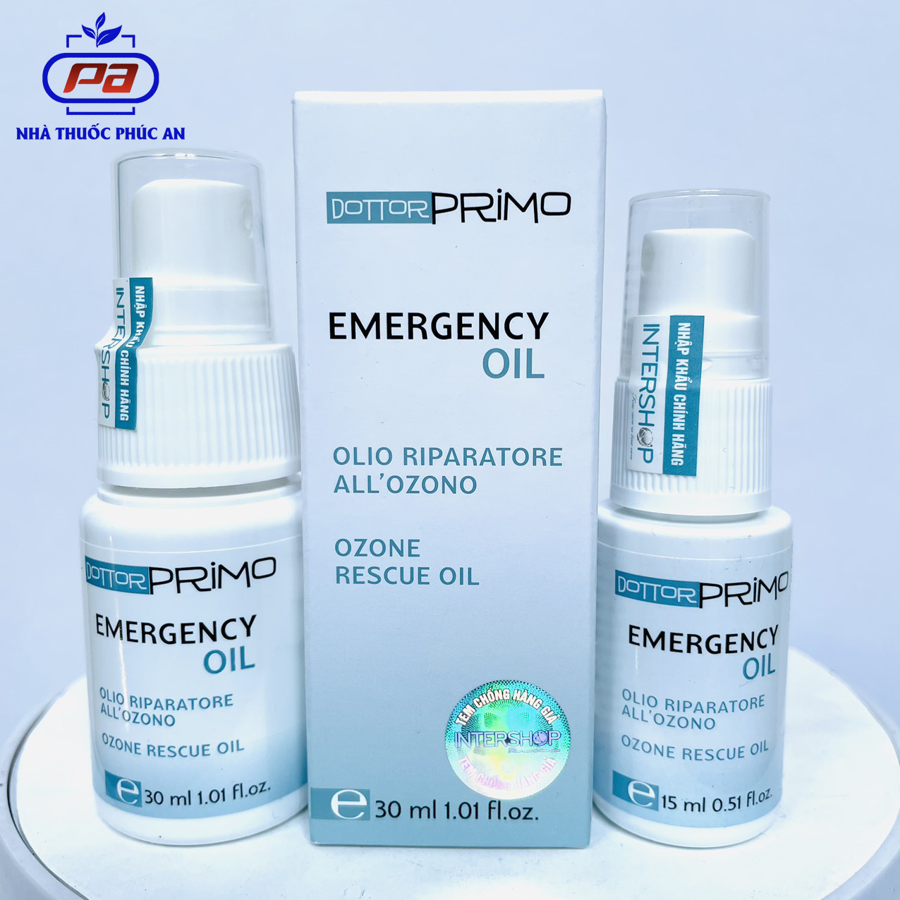 Dầu xịt vết thương DottorPrimo Emergency Oil 15ml giúp mau lành vết thương, ngăn nhiễm trùng