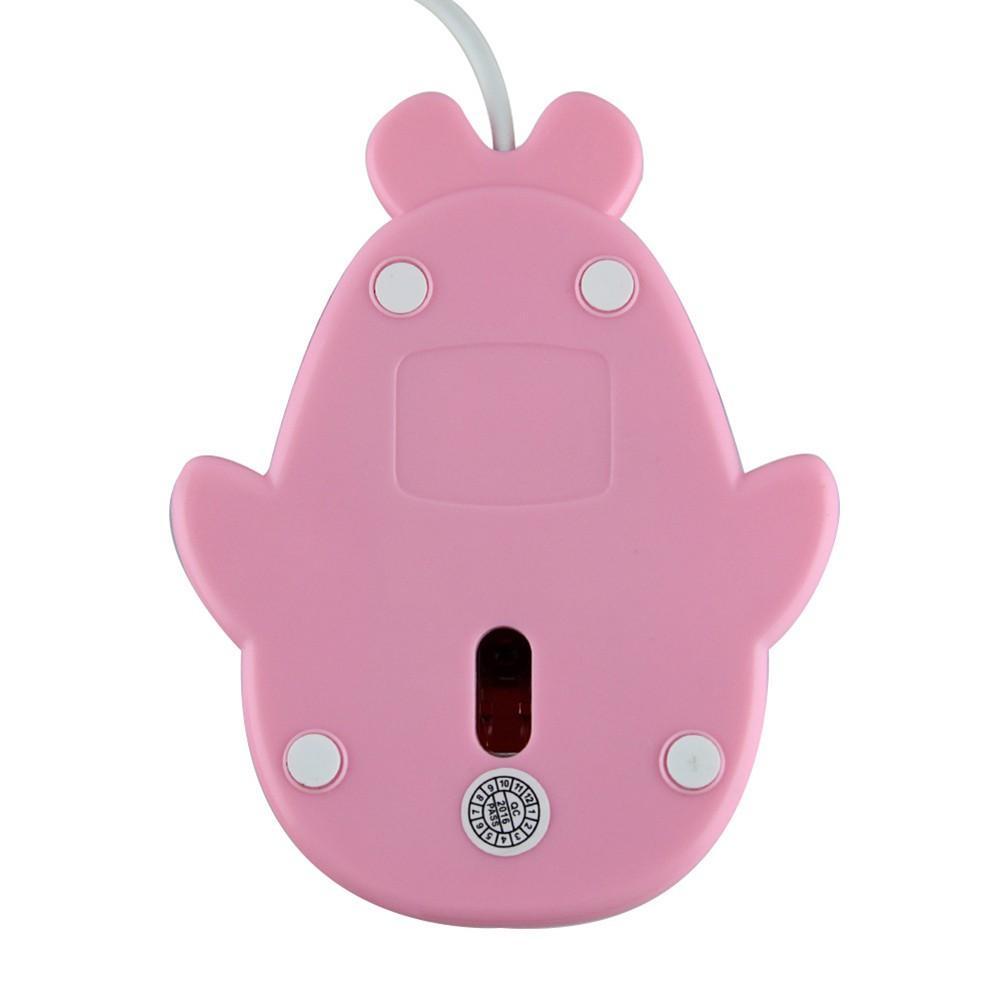 Chuột quang chơi game 1200DPI thiết kế cá voi hoạt hình dễ thương có dây cắm USB cho PC Laptop