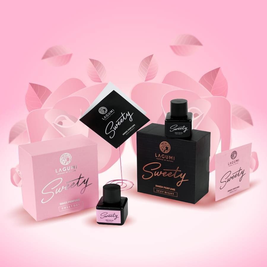 Set 2 Sample nước hoa phụ khoa Lagumi ngày và đêm khóa ẩm, lưu hương