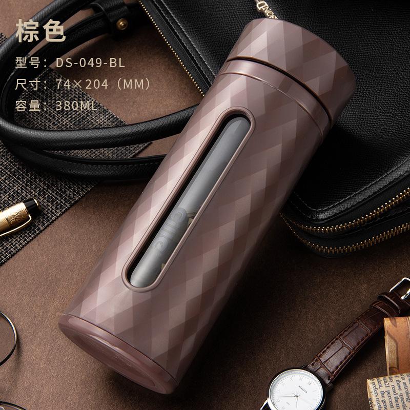 Giá thấp nhất Xile thủy tinh hai lớp nam và nữ dành cho người lớn tách trà văn phòng kinh doanh vỏ nhựa chịu nhiệt độ cao cốc thủy tinh nhựa chống rơi